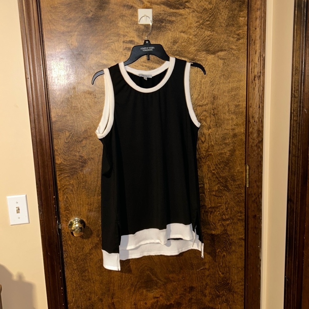 Black and White Tank Top